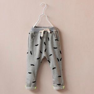 Boys Mustache Jogger